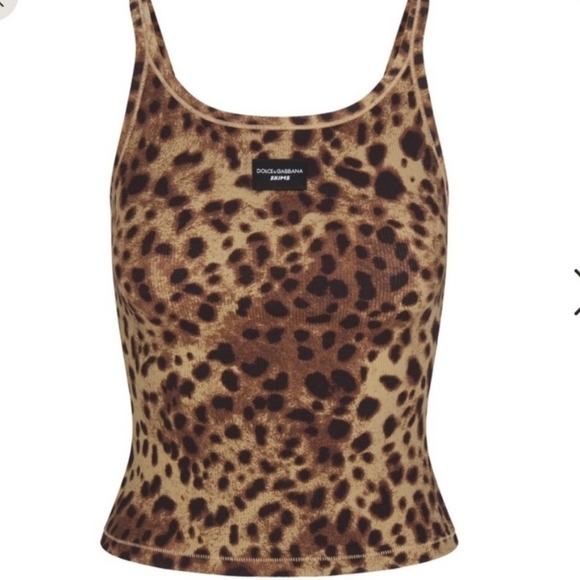 Dolce & Gabbana Tops - SOLD // Dolce & Gabbana Leopard Print Women's Top